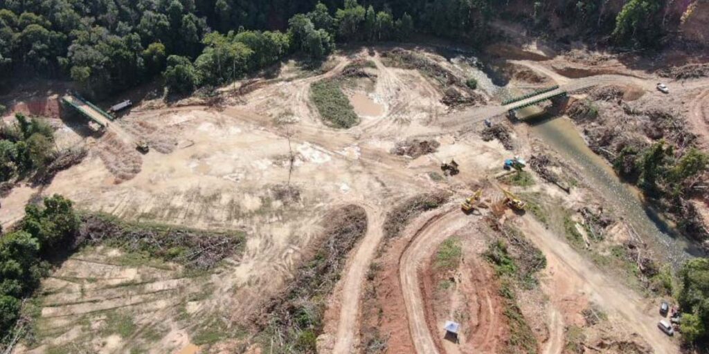 Pembangunan Bendungan Ameroro di Konawe.