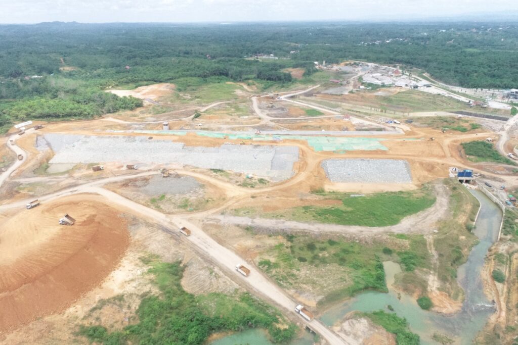 PT Brantas Abipraya (Persero) membangun sejumlah infrastruktur air di Ibu Kota Negara (IKN) Nusantara. | Dokumentasi Brantas Abipraya