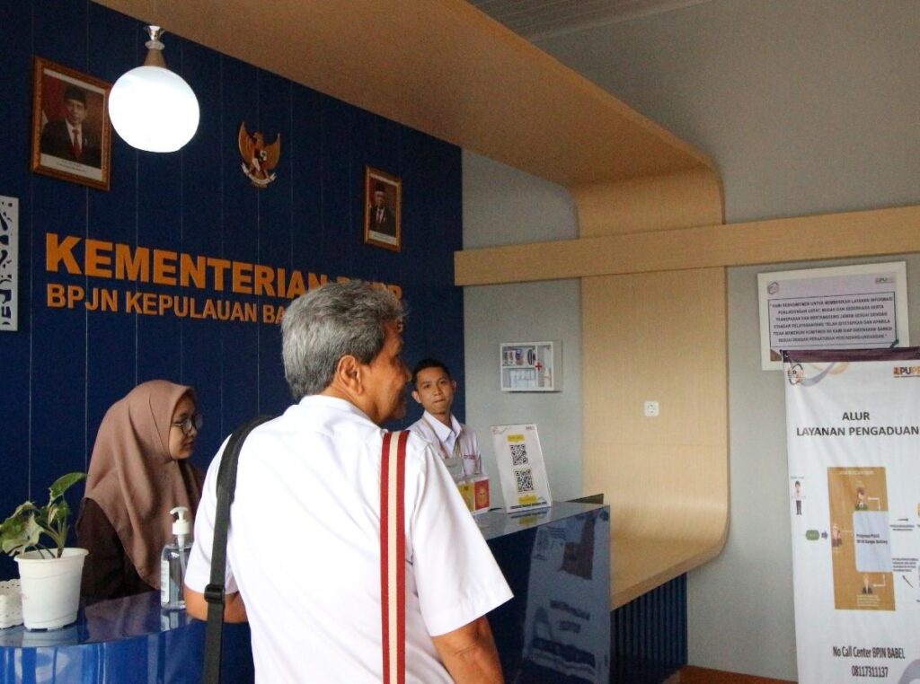 Layanan di Ruang Pelayanan Publik BPJN Babel. |Dokumentasi BPJN Babel