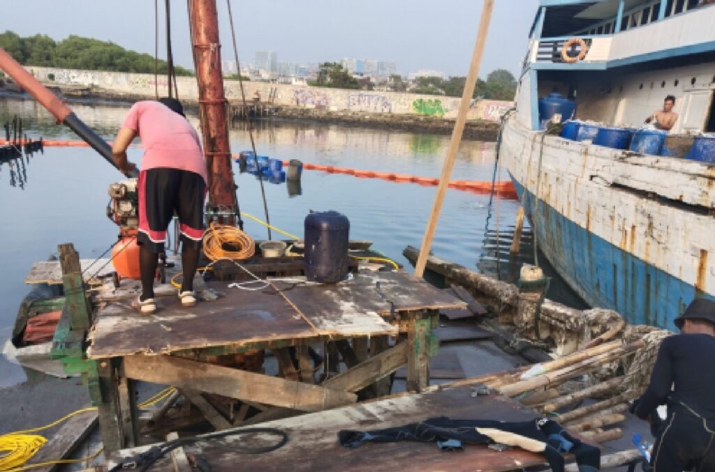 Ilustrasi kapal karam. | Dok. Ditjen Perhubungan Laut