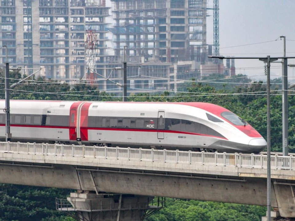 Kereta Penumpang bagian Kereta Cepat Jakarta Bandung. | Foto: KCIC