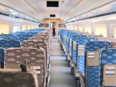 Kursi Premium Economy Kereta Cepat Jakarta Bandung. | Foto: KCIC