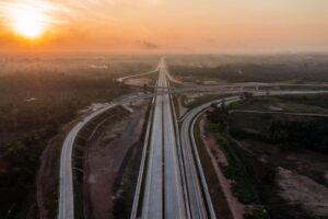 Jalan Tol Indrapura-Kisaran. | Dok. Hutama Karya