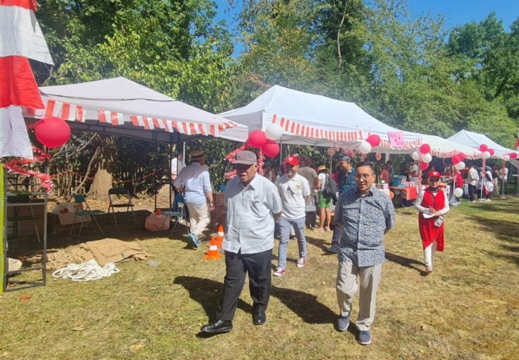 Menteri PUPR Basuki Hadimuljono hadiri Pesta Rakyat di Jenewa Swiss. | Dok. Kementerian PUPR