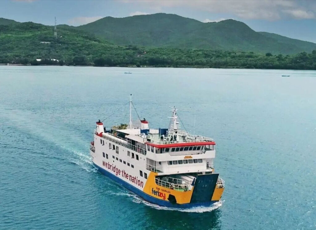 Ilustrasi penyeberangan kapal feri. | Dok. ASDP