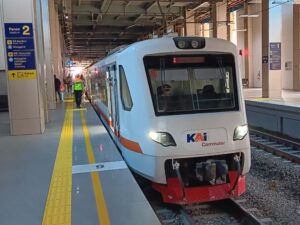 Kereta Bandara Soekarno-Hatta. | MajalahLintas/Edwan Ruriansyah