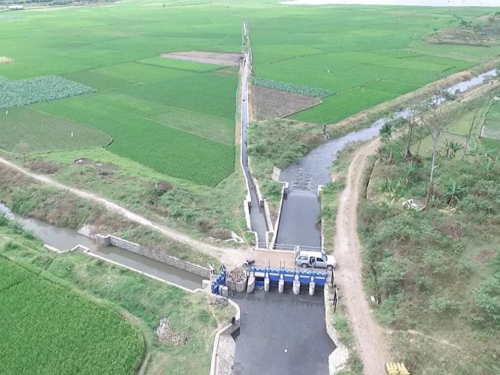 Daerah Irigasi Rentang, Garut Jawa Barat. | Dok. Kementerian PUPR