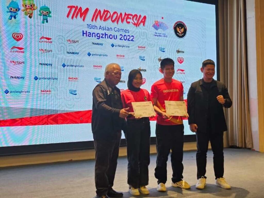 Menteri PUPR Basuki Hadimuljono Chef de Mission Indonesia di Asian Games Hangzhou. | Dok. Kementerian PUPR
