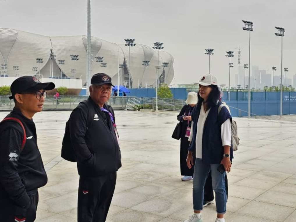 Menteri PUPR Basuki Hadimuljono Chef de Mission Indonesia di Asian Games Hangzhou. | Dok. Kementerian PUPR