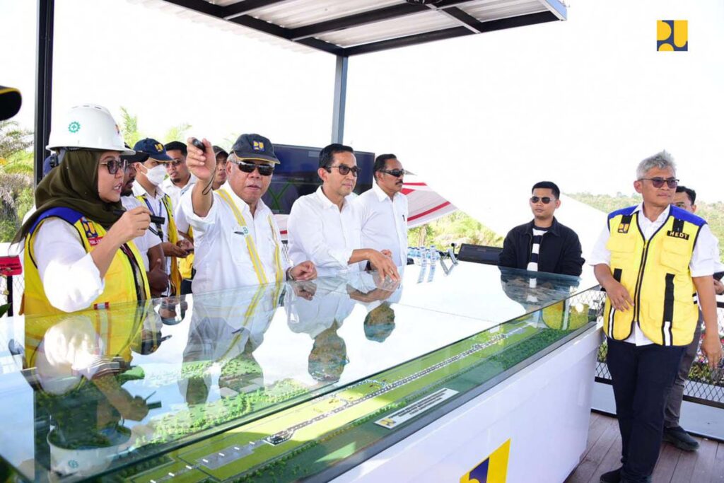 Presiden Jokowi saat groundbreaking Bandara IKN. | Dok. Kemenhub