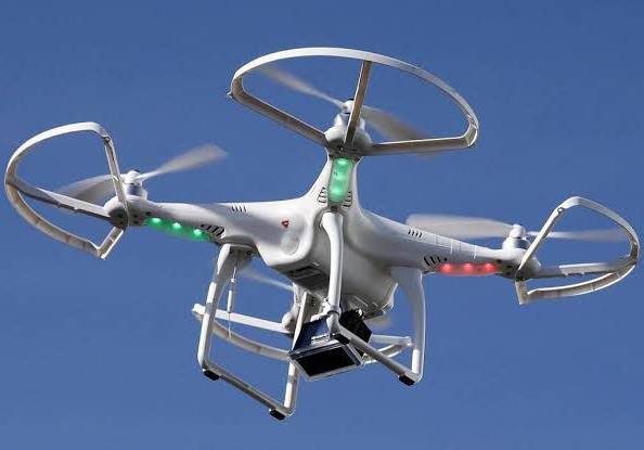 Drone sebagai pengantar paket di IKN.