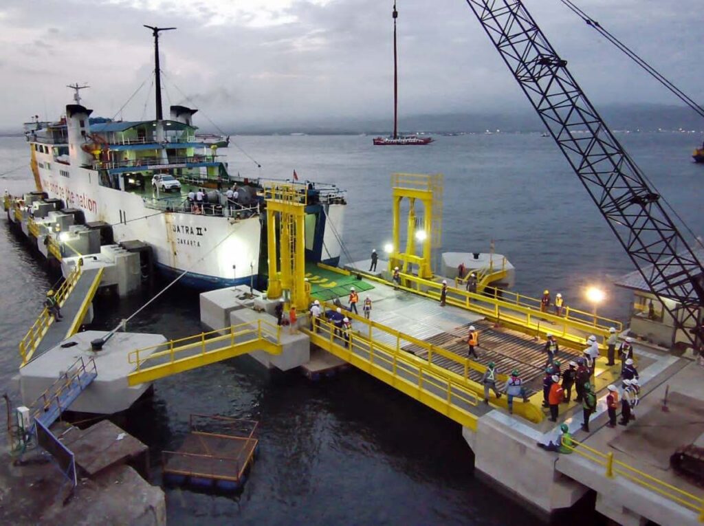 Peningkatan kapasitas Pelabuhan Gilimanuk dengan moveable bridge. | Dok. ASDP
