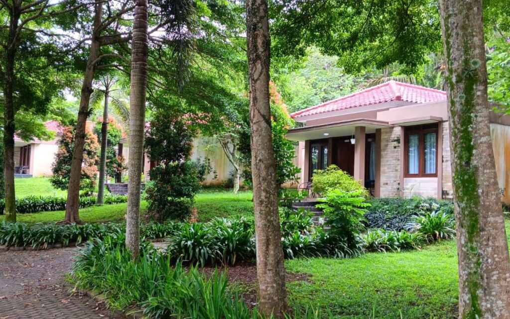 Guest House di Bendungan Sukamahi. Majalah Lintas/Edwan Ruriansyah