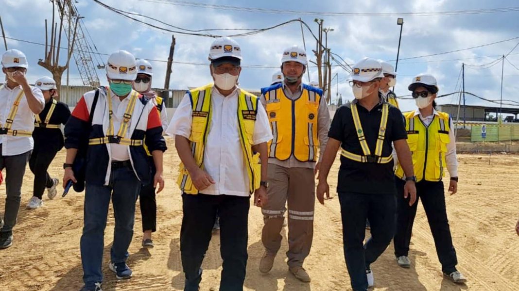 Tim dari CEO Forum Kompas saat meninjau pembangunan IKN. | Dok. KemenPUPR