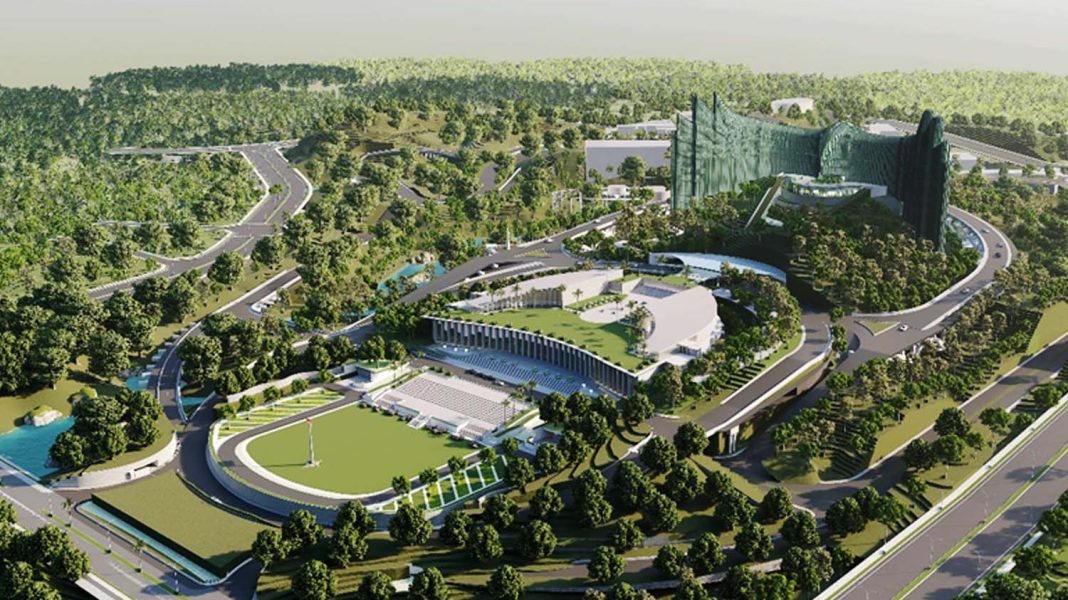 Desain Kantor Presiden, Istana Negara dan Lapangan Upacara di IKN. | Dok. Kementerian PUPR BPPW Kaltim