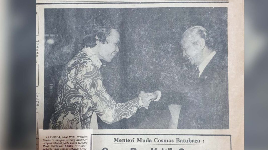 30092023-Kliping-Ismet-Rauf-menerima-ucapan-selamat-dari-Presiden-Soeharto