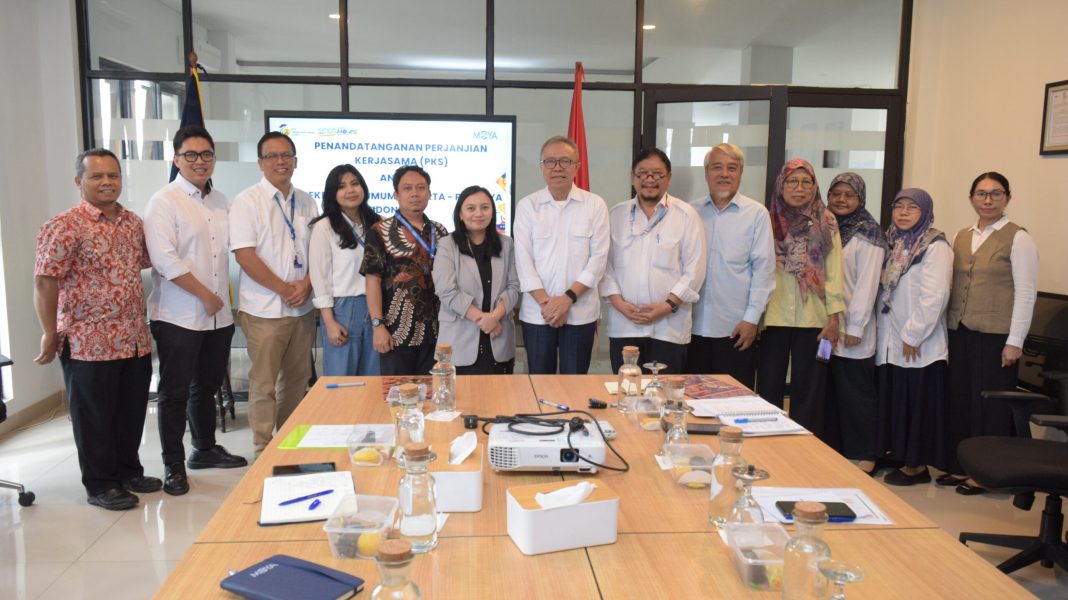 Jajaran STT PU dan PT Moya Indonesia. Dok : Lintas/M. Alif Syahdila R