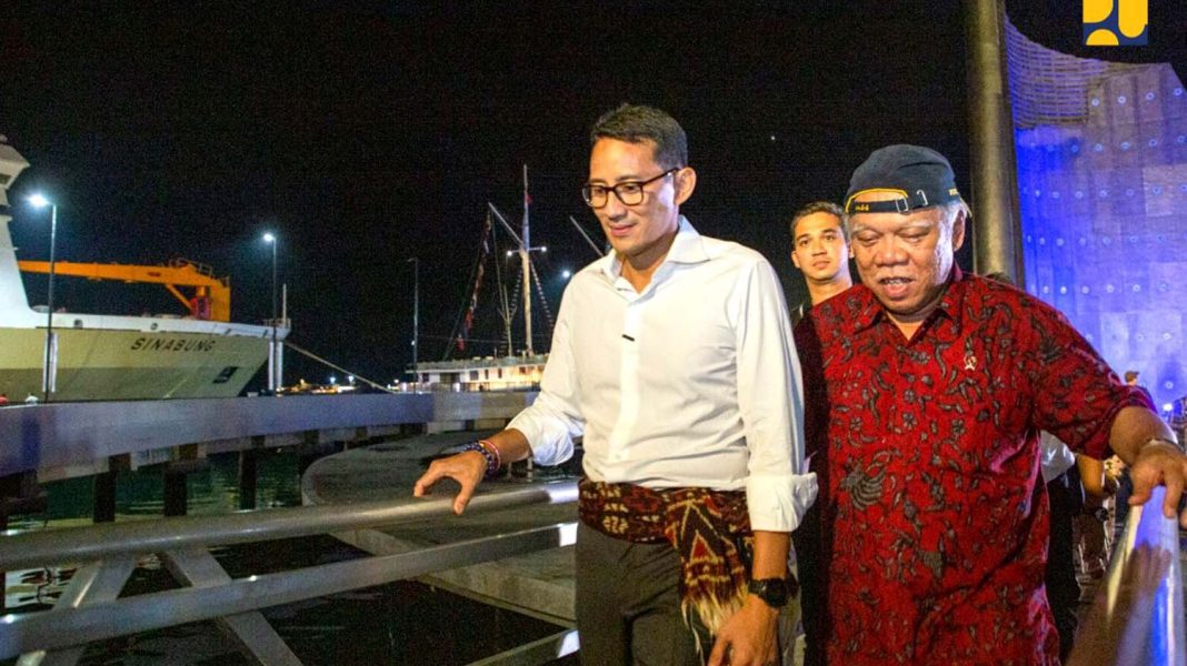 Menteri Basuki dan Sandiaga Uno menjelang pembukaan KTT ASEAN 2023 Labuan Bajo